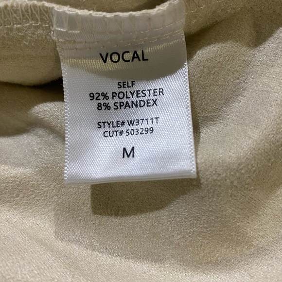 Vocal Triple Tier Fringe Adjustable Strap Faux Suede Camisole Studded Neckline - Picture 10 of 12